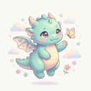 星織の幻龍（Cosmic-Weaver Mystic）- 氷 + 天 + 月、自由・神秘的